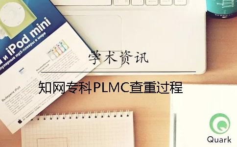 知网专科PLMC查重过程