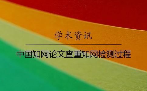 中国知网论文查重知网检测过程